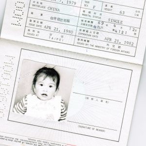 Sabinas första passport